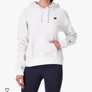 Champion Reverse Weave 1/4 Zip Sweatshirt, Size S, worn once, White